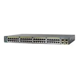 Cisco Catalyst 2960-48PST-L - Commutateur - Géré - 48 x 10 - 100 (PoE) + 2 x SFP + 2 x 10 - 100 ... (WS-C2960-48PSTL-RF)_1